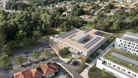 vue aerienne clinique odontologique pessac ©Archi Graphi