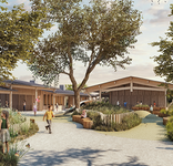 Vue intérieur 3D de l'école des deux étangs à Seignosse