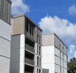 façades logements sociaux quartier du prissé à Bayonne