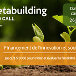 METABUILDING – La deuxième saison du Seed Call est lancée ! – 5000€ pour les PME qui innovent