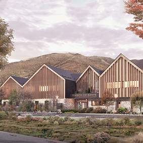 Plan 3D de la maison de santé de Bagnières de Luchon, par (c)StudioK