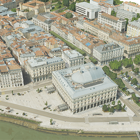 Numérisation aérienne jumeau numérique Bayonne (c)NOBATEK