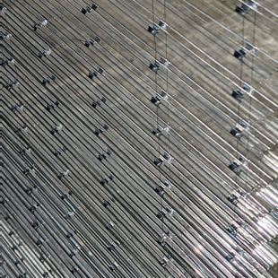 Capteurs immoblades sur banc d'essai de façades