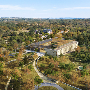 Un bâtiment bioclimatique dans les Causses Comtal