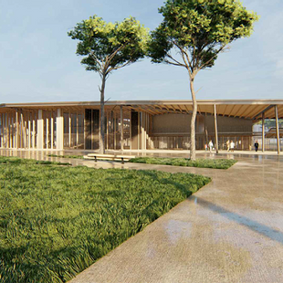 Plan 3D de la cité scolaire du BARP