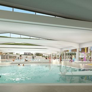 Construction de la nouvelle piscine de Pessac