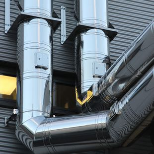 Tuyaux de transport de chaleur pour des réseaux de chaleur urbains.