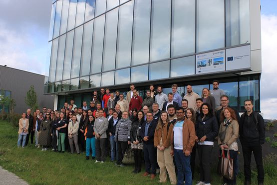 Photo de l'équipe du consortium du projet européenn metabuilding labs