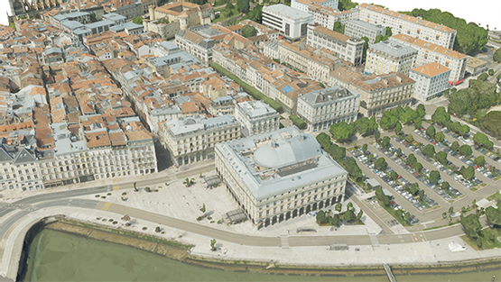 Numérisation aérienne jumeau numérique Bayonne (c)NOBATEK